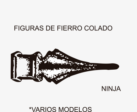 figuras de hierro